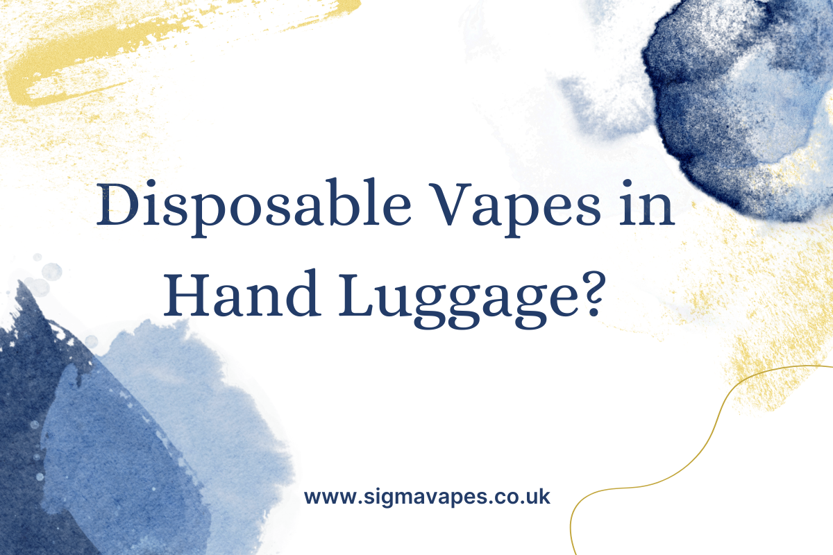 Can You Take Disposable Vapes in Hand Luggage?