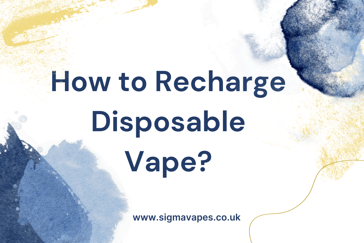 How to Recharge a Disposable Vape - Step by Step Guide