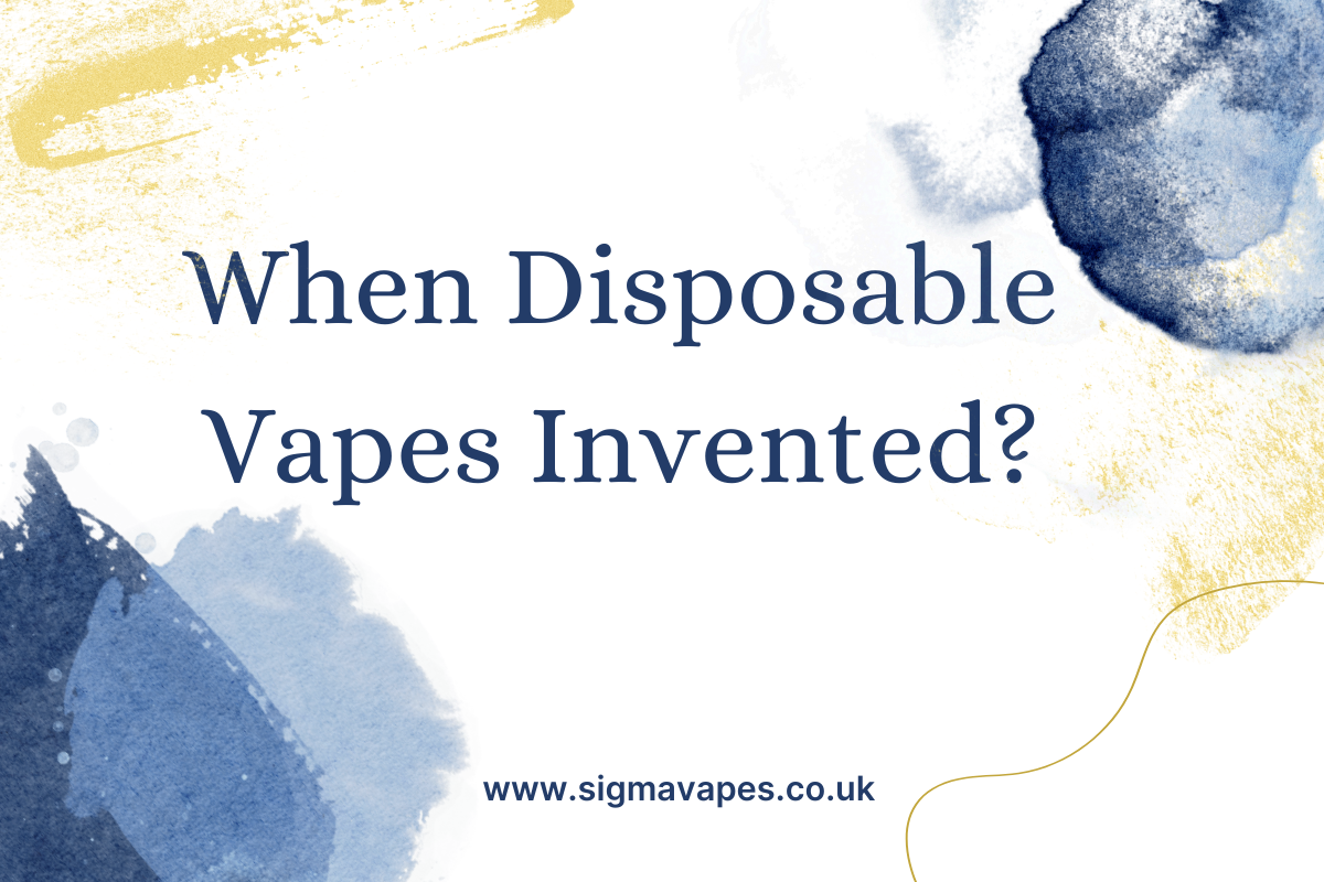 When Were Disposable Vapes Invented?