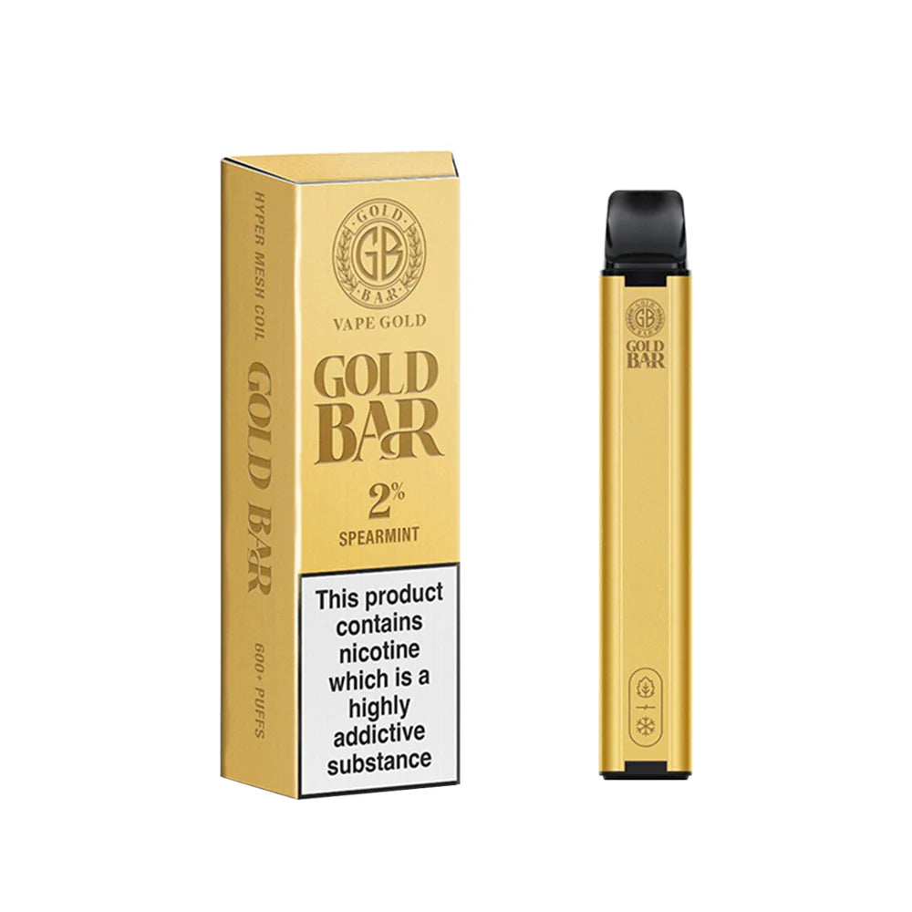 Gold Bar 600 Puffs Disposable Vape