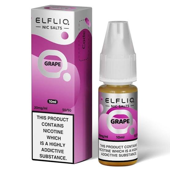 Grape Elfliq 10ml Nic Salt Vape