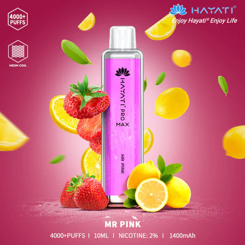 Mr Pink Hayati Pro Max 4000 Disposable Vape