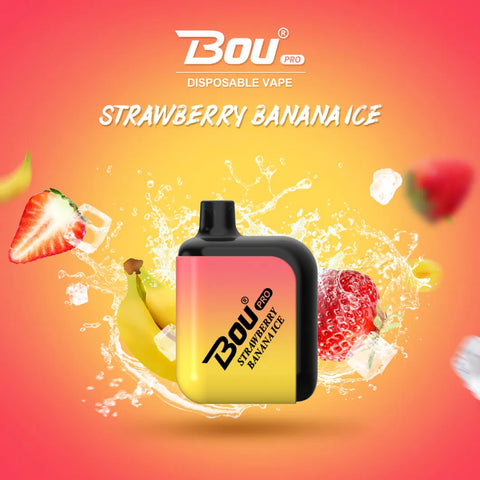 Strawberry Kiwi Bou Pro 7000 Disposable Vape